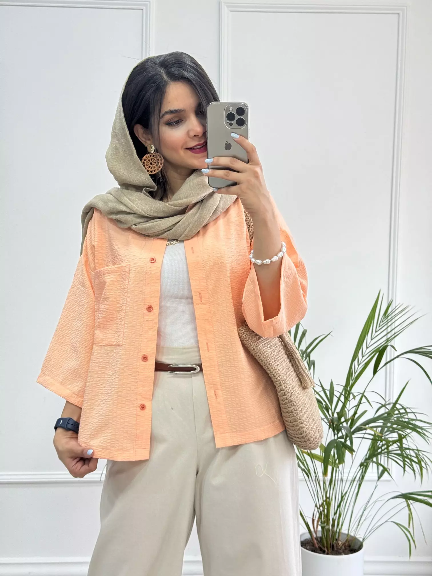 مانتو شومیزی باکسی آبنباتی